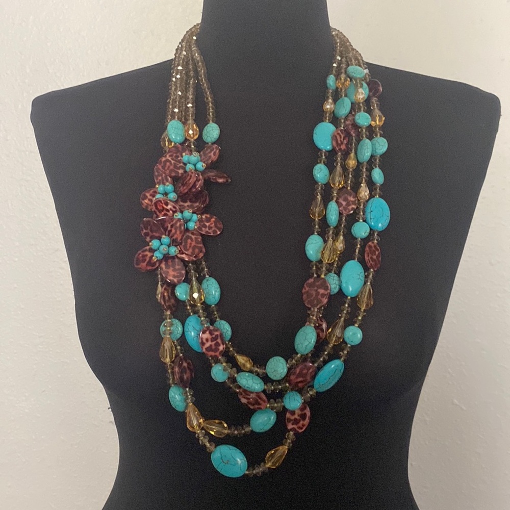 Chicos turquoise necklace where can I